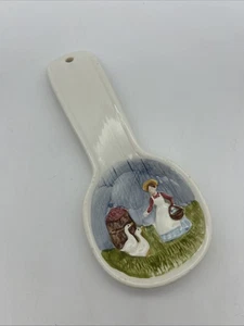 Otagiri Ceramic Spoon Rest Gibson Greetings Farmhouse Farm Ducks Geese - Picture 1 of 15