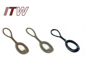 ITW GT ZIPLINE ALPHA ZIPPER PULL REPAIR SILENT PULL TAB GHILLIETEX ( 4 PACK) - Picture 1 of 3