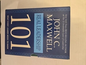 Real Leadership 101 John Maxwell 4 Book Boxed Set Relationships, Leadership, ETC - Picture 1 of 4