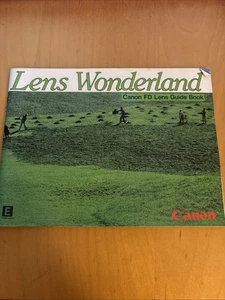 Lens Wonderland Camera Instruction Book/ Manual - Picture 1 of 1