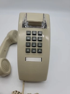  Cortelco 2554 Single-Line Wall Telephone Phone Push Button - Image 1 of 4