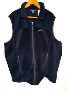 Eddie Bauer Fleeceweste Herren 2XL dunkelblau durchgehender Reißverschluss - Bild 1 von 5