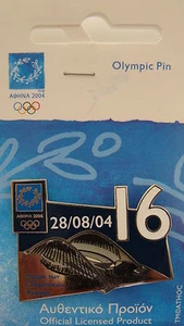16o DECIMOSEXTO DÍA DE LOS JUEGOS CON ESTADIO OLÍMPICO - ATENAS 2004 PIN OLÍMPICO - Imagen 1 de 1