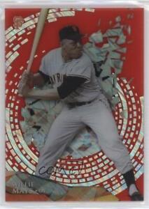 2014 Topps High Tek National League Red Storm Diffractor /10 Willie Mays HOF