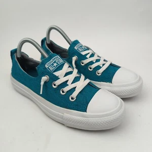 Zapatos Converse Shoreline para mujer 8 Aqua Teal sin cordones Chuck Taylor All Star - Imagen 1 de 11