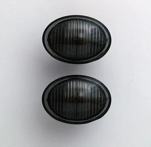PARA ABARTH FIAT 500 NEGRO AHUMADO LUZ LATERAL REPETIDOR INDICADORES - Imagen 1 de 1