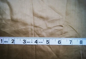 2/3 Yard Sold Shinny Brown Lining Fabric 28" X 36"  - Picture 1 of 1