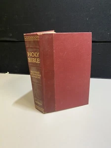 Holy Bible Revised Standard Edition NELSON 1952 RSV Red Hard Cover - Picture 1 of 3