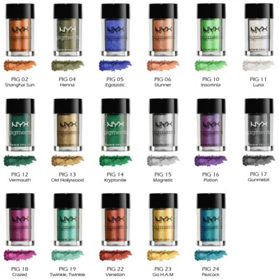 17 NYX Pigmente Lidschatten Pulver - Schwein " 17 Farbe Full Set " Joy's - Bild 1 von 2