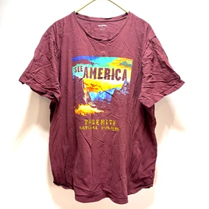 Camiseta Parque Nacional Yosemite Talla XXL Azul Marino Antiguo - Imagen 1 de 2