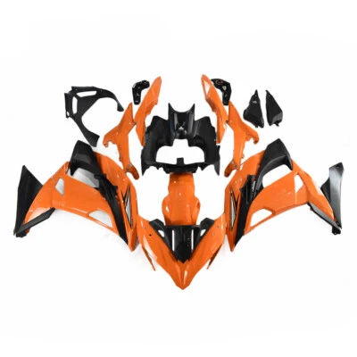 Kit de carenados para Kawasaki ER-6F Ninja 650r 2017 2018 2019 kit de carrocería dorado negro Foto 1 de 4