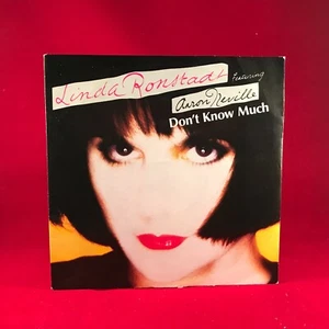 AARON NEVILLE LINDA RONSTADT Don't Know Much 1989 German 7" Vinyl Single 45 ## - Picture 1 of 4