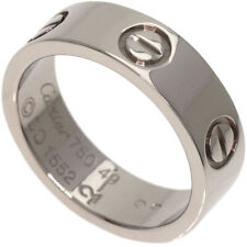 CARTIER   Ring love ring #49 K18 White Gold