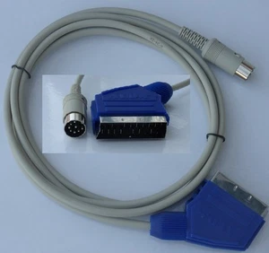 Commodore C64/C128 Kabel S-Video (SCART) 1,5 Meter. - Bild 1 von 1