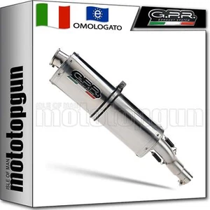 scarico completo omologato open gpr trioval per suzuki burgman an 650 2009 09 - Foto 1 di 3