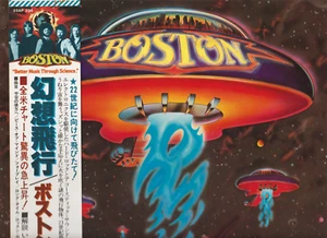 BOSTON~debut, 1976 original Japan 1st press Epic LP, OBI +insert! VG+/NM - Picture 1 of 8