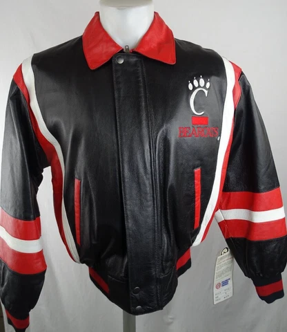 Cincinnati Bearcats NCAA Men's College Phase Leather Jacket Cover