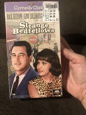 Strange Bedfellows Rock Hudson & Gina Lollobrigida VHS Factory Sealed - Image 1 of 4