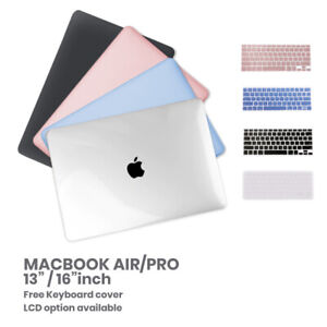 Macbook Case / Keyboard Cover / LCD Clear Matte Black Peach Air Pro 13" 16" inch
