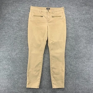 NYDJ Pants Womens 8 Tan Chino LiftxTuck Technology Stretch Skinny Pocket 32x28 - Picture 1 of 16