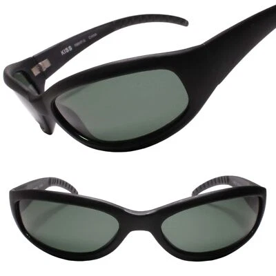 Gafas de sol Deadstock envolventes estilo deportivo negro mate marco contorneado Foto 1 de 3