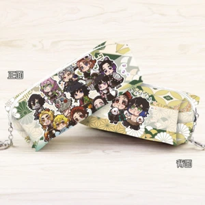 Demon Slayer Kimetsu no Yaiba Tanjirou Hashibira PU Leather Pencil Pen Case Bag - Picture 1 of 1