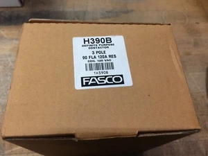H390B Fasco Contattore Uso Definito 3P 90 FLA 120A RES 120VAC--Nuovo--SES - Foto 1 di 2