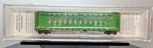 N Scale Micro Trains 53010 Burlington Northern BN 624463 Centerbeam Flat Car - Picture 1 of 4