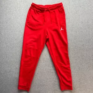 Nike Air Jordan Jogginghose Medium Herren Rot Weiß Fleece Tapered - Bild 1 von 9