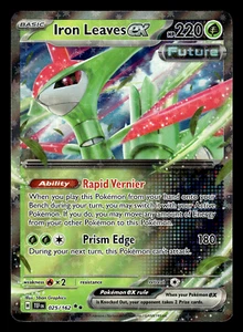 Iron Leaves ex 025/162 Temporal Forces Double Rare Holo Pokemon TCG NM/MINT - Picture 1 of 2