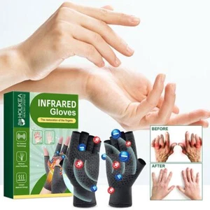 Arthritis Compression Gloves Hand Wrist Brace Support Relief Joint Pain J9S0 - Picture 1 of 12