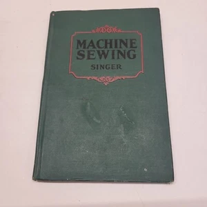 Raro libro edición escolar tapa dura máquina de coser 1925 Singer 3ª impresión - Imagen 1 de 9