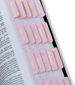Leather Bible Tabs, Bible Index Tabs for Study Bible, Bible Tabs for Women and - Picture 1 of 12
