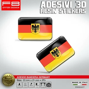 Adesivi Germania Stickers Germany Flag Spain Auto Moto Scooter Bici Moto Tuning - Imagen 1 de 4