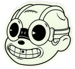 Hebru Brantley Studios - Flyboy Smile Sticker - Bild 1 von 3