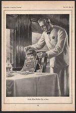 RARE! 1925 Canadian National Railway CNR print ad Little Miss Muffet