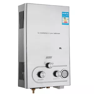 8L Durchlauferhitzer Warmwasserbereiter Wasserspeicher Steckerfertig Boiler - Bild 1 von 12
