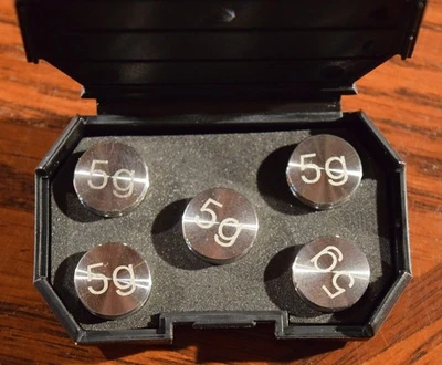 EVGA X17 TUNING WEIGHT CARTRIDGE, ONLY FIVE 5G WEIGHTS - LIGHTLY USED, NO MOUSE - Image 1 of 3