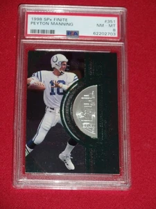 1998 UD SPx Peyton Manning Rookie PSA 8 NM MINT #351 S/N 314/2700 Tough - Picture 1 of 2