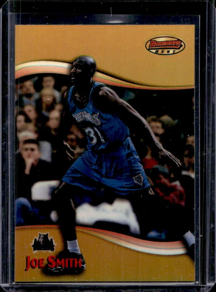 1998-99 Bowman's Best Joe Smith Refractor #224/400 Timberwolves - Image 1 of 2