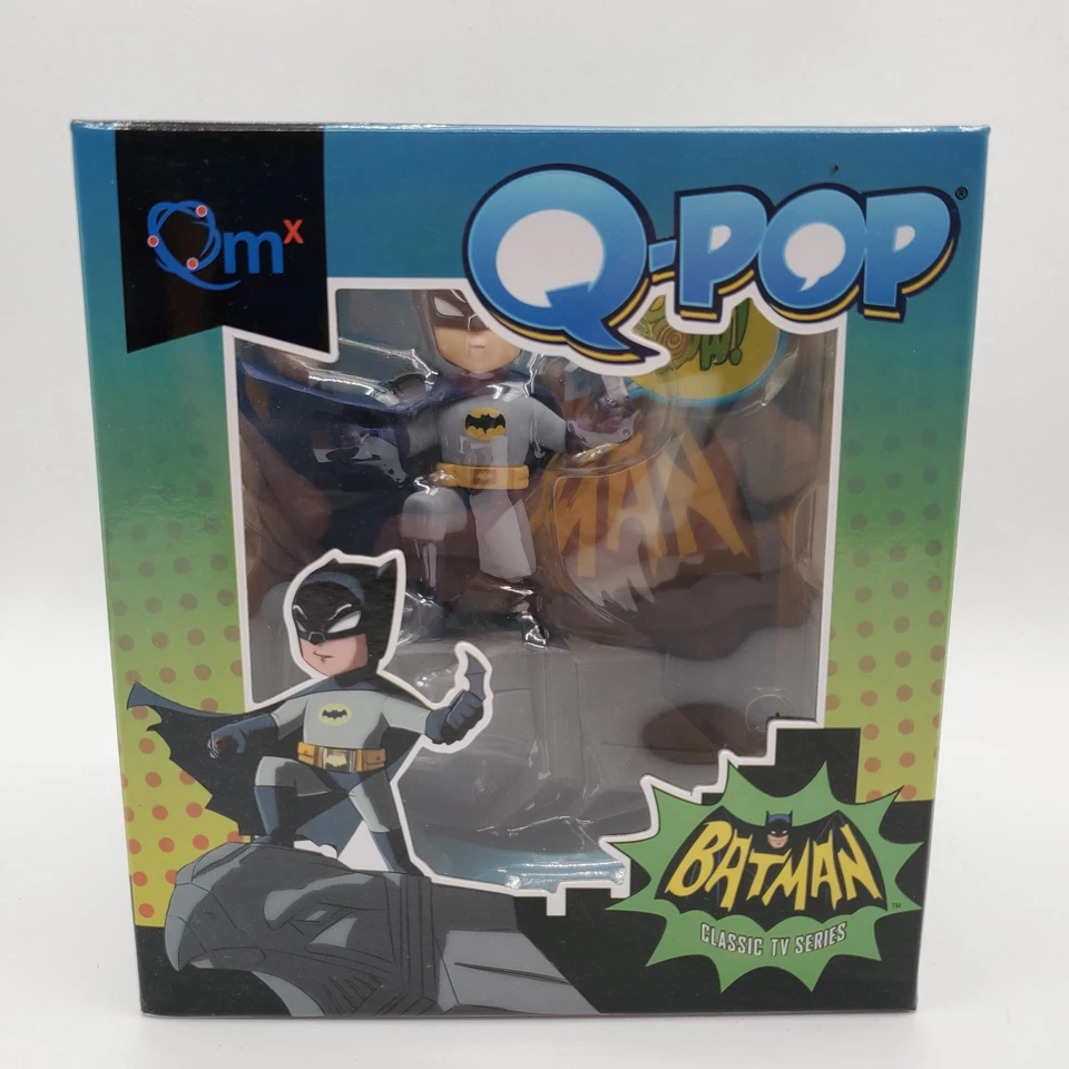 Q-POP Batman Serie de TV Clásica 1966 Adam West QMx Figura LootCrate Exclusivo NUEVO Foto 1 de 4