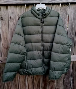 NWT Swiss Tech Mens Packable Puffer Jacket Green 2XL 50-52 SW31100027799B - Picture 1 of 9