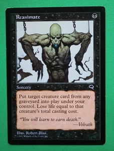 Magic the Gathering MTG Tempest REANIMATE LP/EX U 1997 Nice! - Picture 1 of 4