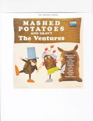 THE VENTURES - MASHED POTATOES & GRAVY - WHITE JACKET-LP - Image 1 of 3