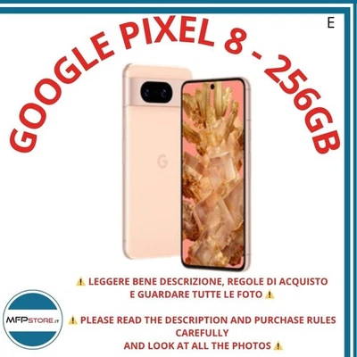 Google Pixel 8 - 256GB Rosa – Smartphone Android 5G - TELEFONO TESTATO - Imagen 1 de 4