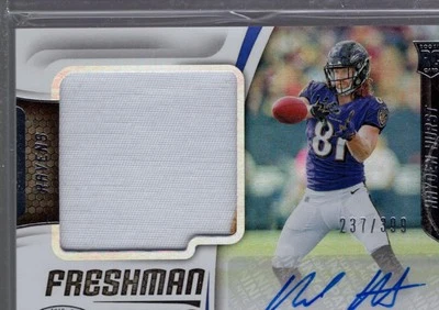 2018 Certified #220 Hayden Hurst RC Auto Jersey /399 - FB - Image 1 of 2