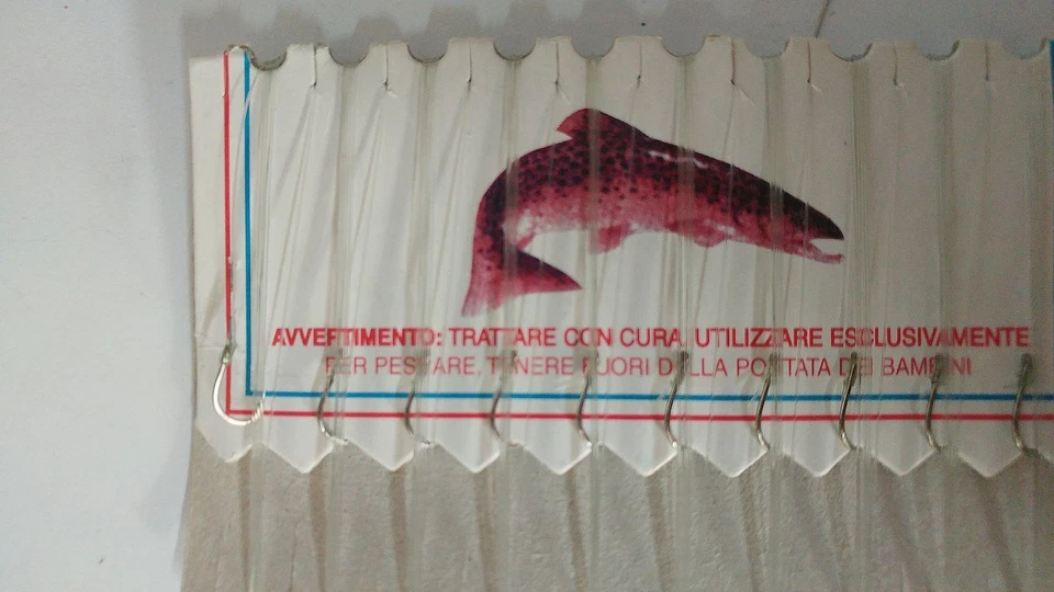 Ami legati tipo Limerick ,nickeled, pesca alla trota, pcs.10/blister - Immagine 1 di 1