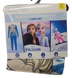 ClimateRight by Cuddl Duds Girls Disney Frozen Warm Underwear Size M (8/10) NEW - Picture 1 of 2