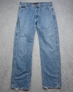 Vintage Polo Jeans Co. Ralph Lauren Jeans Mens 36x34 Denim Distressed Carpenter - Picture 1 of 19