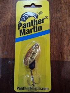 Panther Martin Lure - 1/4oz - Gold Blade Black/yellow - 6-PMR-GY (F3) - Picture 1 of 2